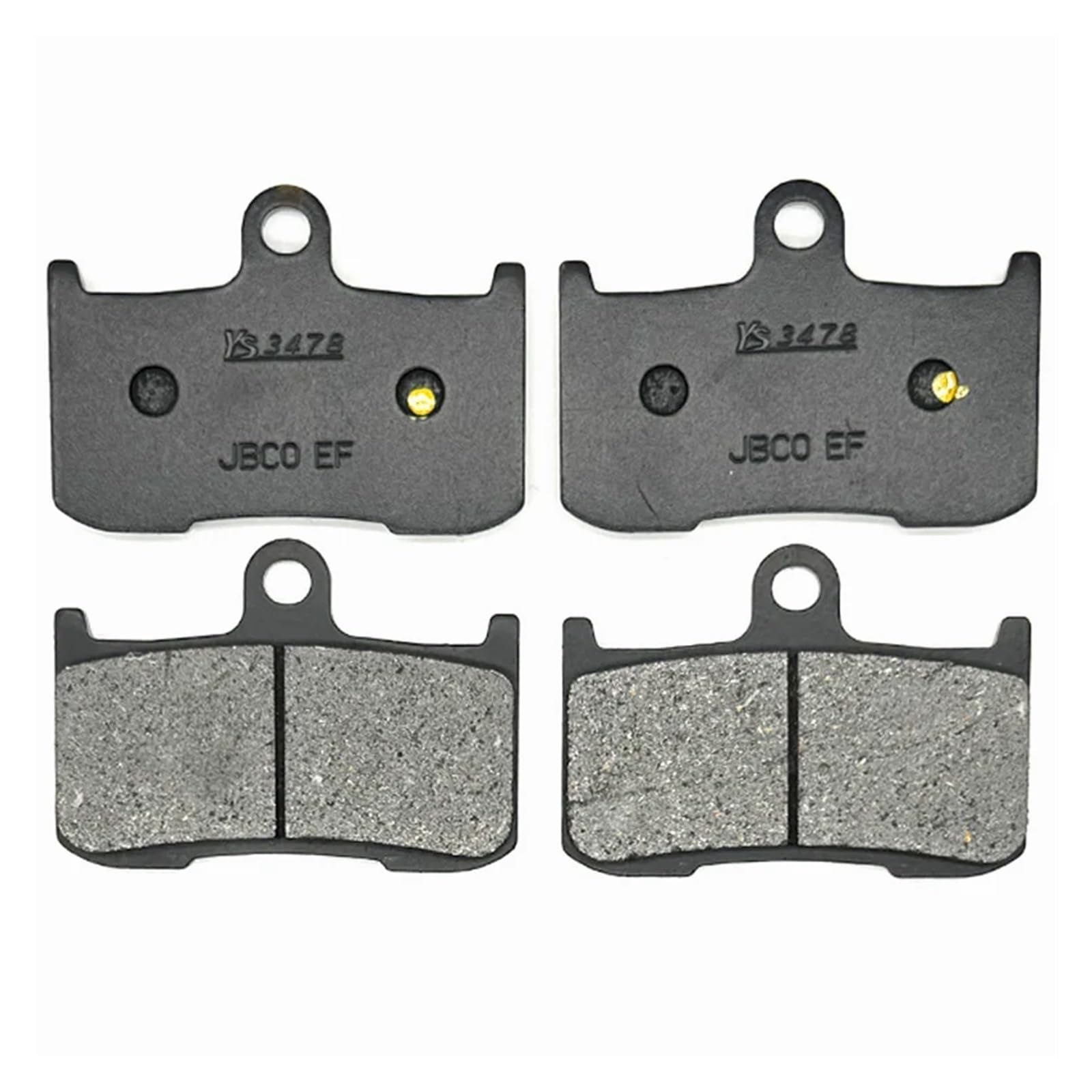 Motorrad Vorne Hinten Bremsbeläge for Für In/di.an Sport Chief/Super Chief Limited 1890cc 2022 2023 2024(2 X Front Brake Pads) von CHANGLES