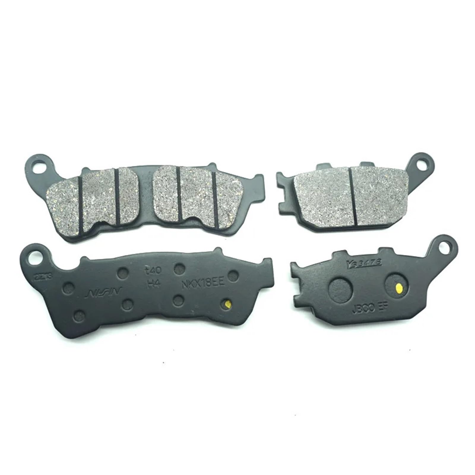 Motorrad Vorne Hinten Bremsbeläge for NC700XA ABS 2012-2013 NC700XAL TypeLD ABS 2012-2013 NC 700XA 700XAL NC700(Front Rear Pads) von CHANGLES