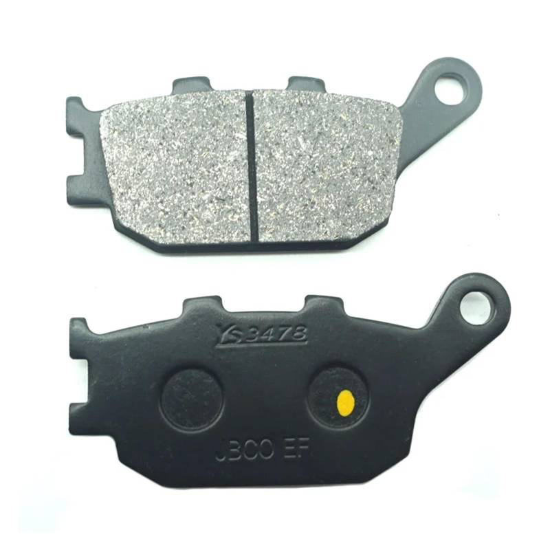 Motorrad Vorne Hinten Bremsbeläge for NC700XA ABS 2012-2013 NC700XAL TypeLD ABS 2012-2013 NC 700XA 700XAL NC700(Rear Brake Pads) von CHANGLES