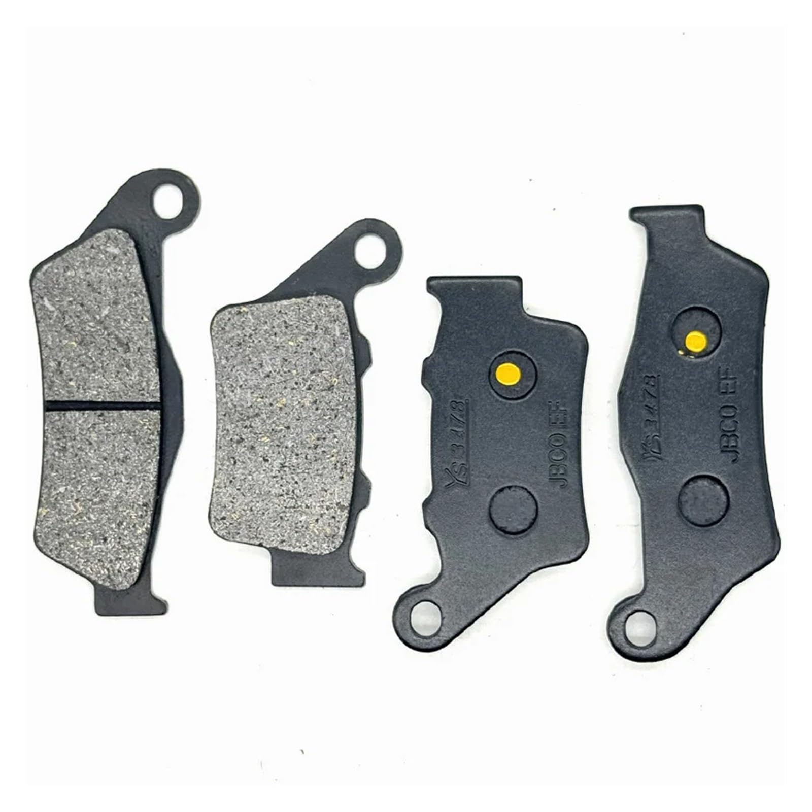 Motorrad Vorne Hinten Bremsbeläge for SX380 Upside Down Gabeln 2000-2003 SX400 Upside Down Gabeln 2000-2002 SX 380 400 Dirt(Front Rear Pads) von CHANGLES