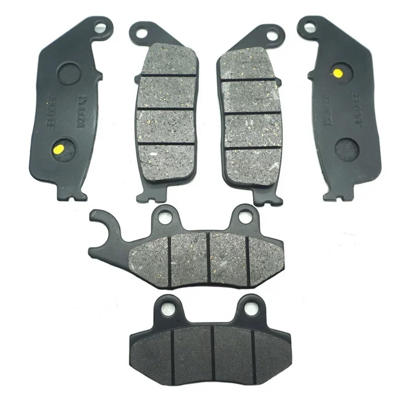 Motorrad Vorne Hinten Bremsbeläge for TRIUMPH Adventurer 885cc 1996 1997 1998 1999-2001 Thunderbird 900 885cc 1995-2003(Front Rear Pads) von CHANGLES