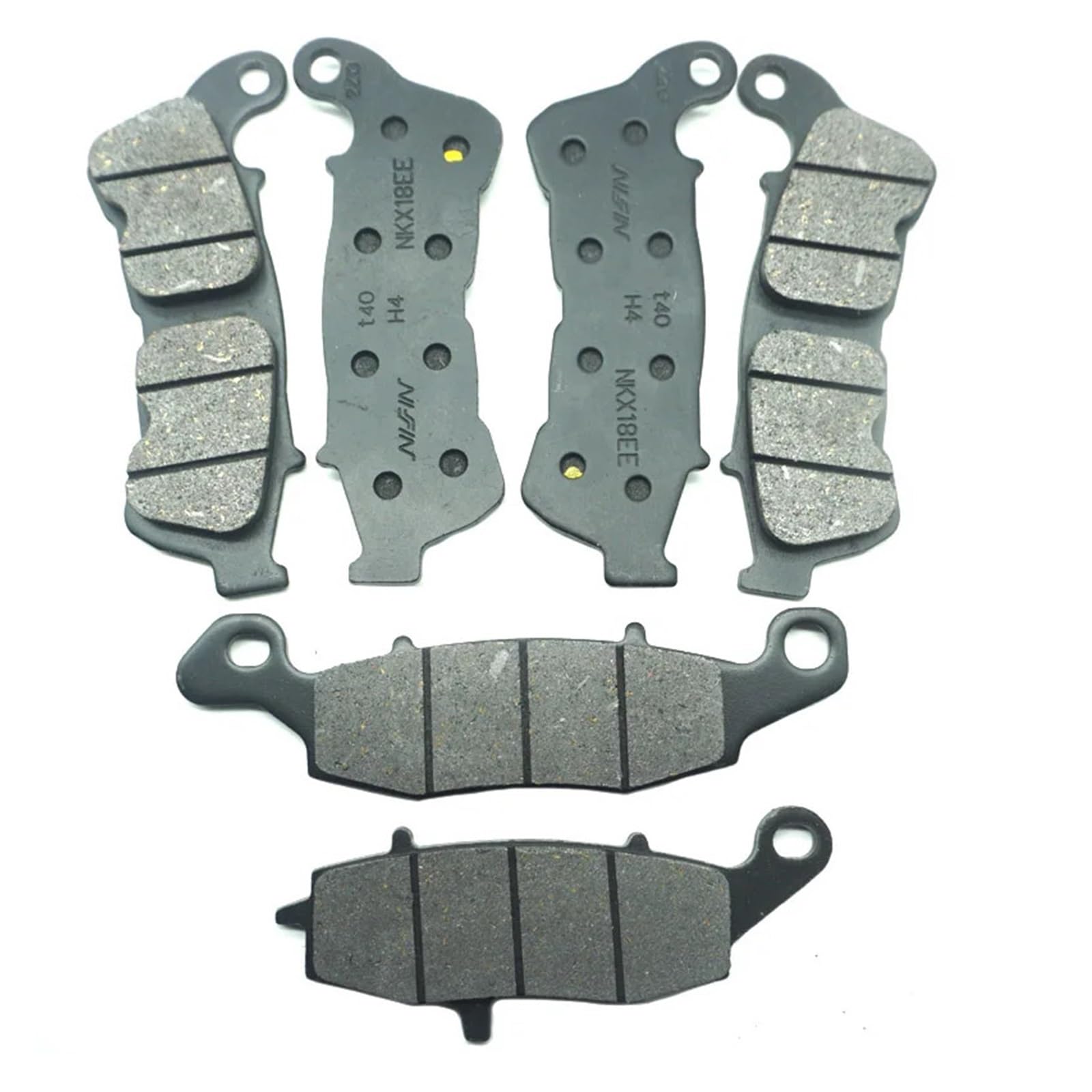 Motorrad Vorne Hinten Bremsbeläge for VLR1800 Boulevard C109R 2008 2009 2010 2011 2012-2017 2019 VLR 1800 C109 RC 109R(Front Rear Pads) von CHANGLES