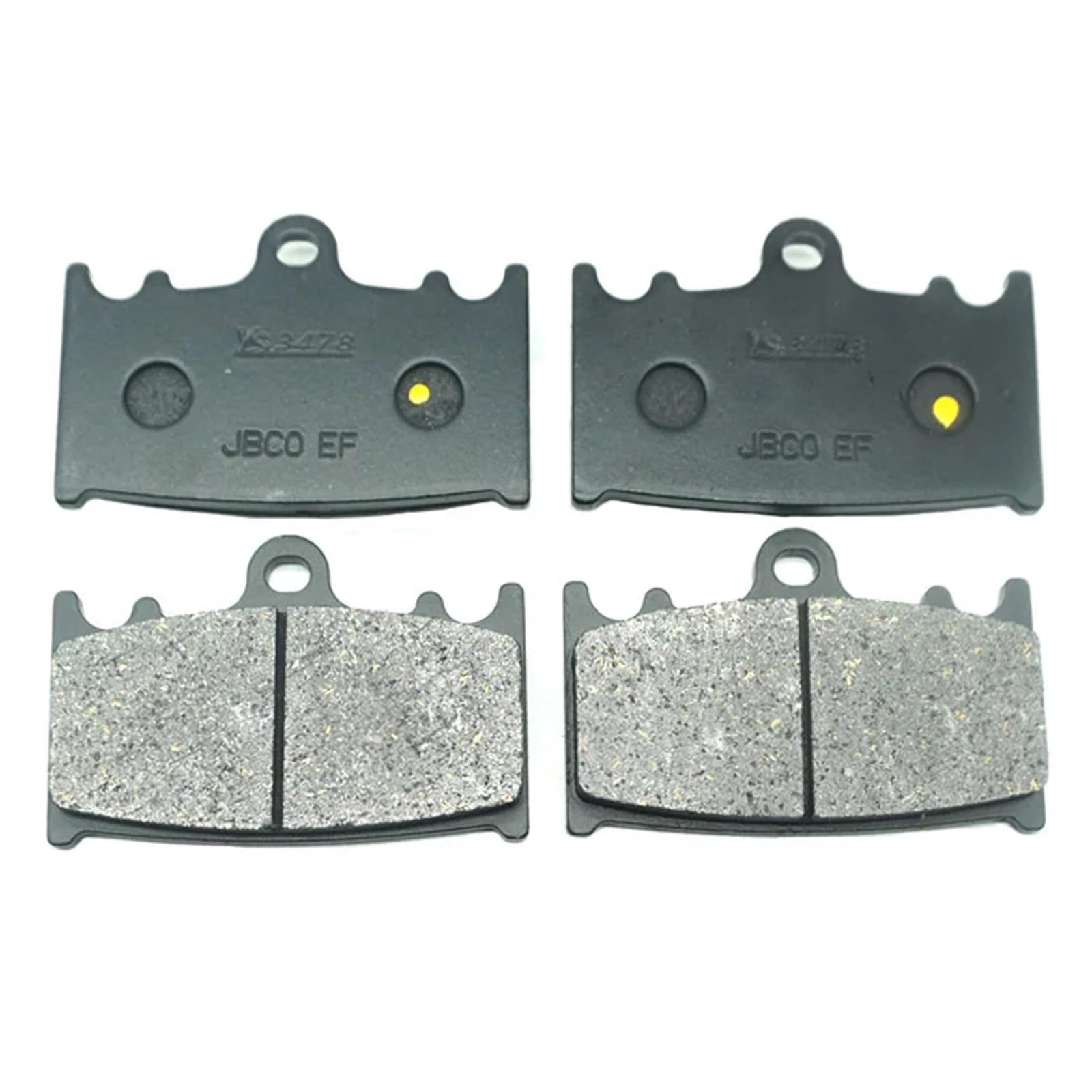 Motorrad Vorne Hinten Bremsbeläge for ZZR1100ZX 1993 1994 1995 1996 1997 1998 Z/ZR 1100ZX ZZR1100 ZX(2 X Front Brake Pads) von CHANGLES