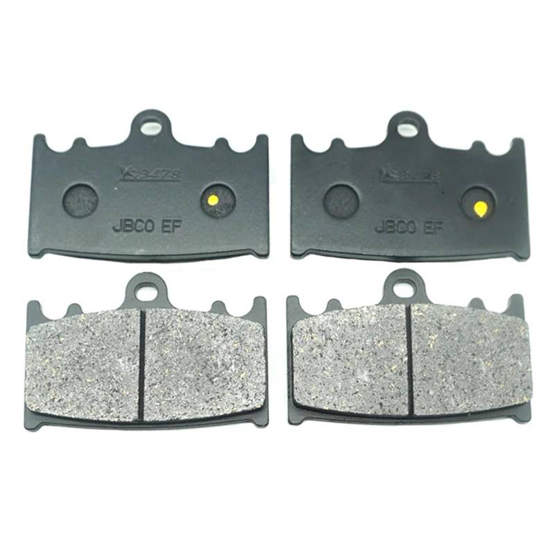 Motorrad Vorne Hinten Bremsbeläge for ZZR1100ZX 1993 1994 1995 1996 1997 1998 Z/ZR 1100ZX ZZR1100 ZX(2 X Front Brake Pads) von CHANGLES