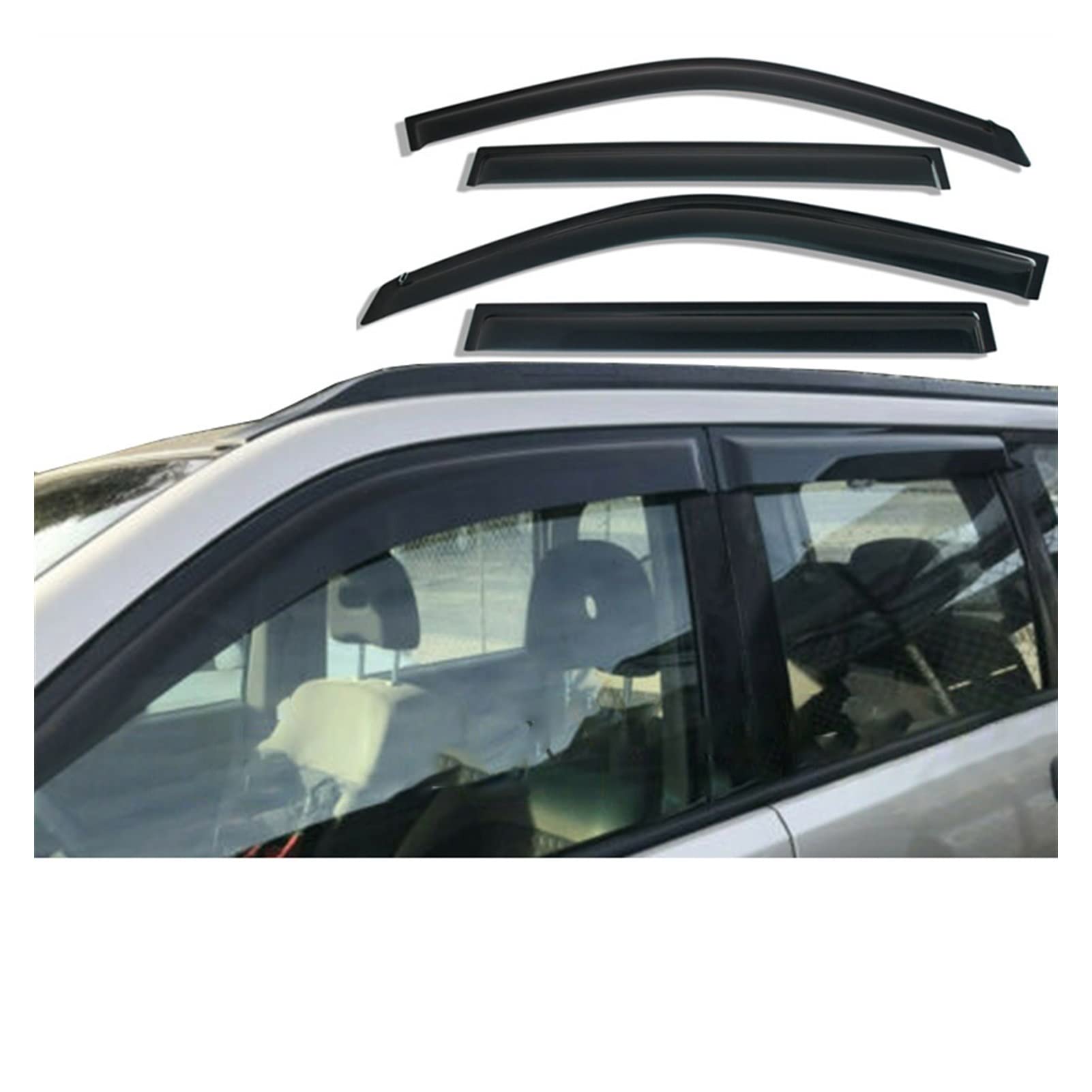 Windabweiser Seitenfenster Regenabweiser Fenstervisier Für Nissan Rogue X-Trail T30 2001 2002 2003 2004 2005 2006 2007 Windabweiser Seitenfenster von CHANGLES