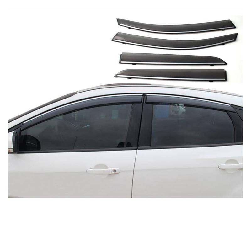 Windabweiser Seitenfenster Regenabweiser Seitenfenster-Deflektor-Visier Für Ford Focus Hatchback Sedan 2019 2020 2021 Windabweiser Seitenfenster von CHANGLES