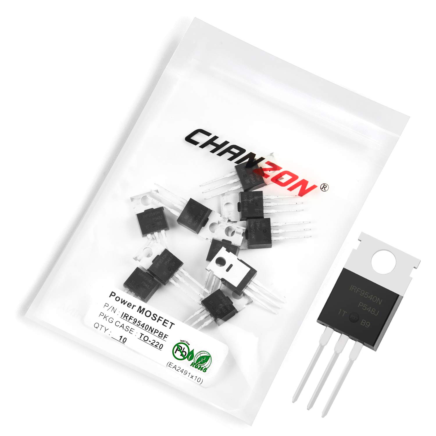 Chanzon 10 Stück IRF9540NPBF TO-220 Power Sic MOSFET -23A Transistor von CHANZON