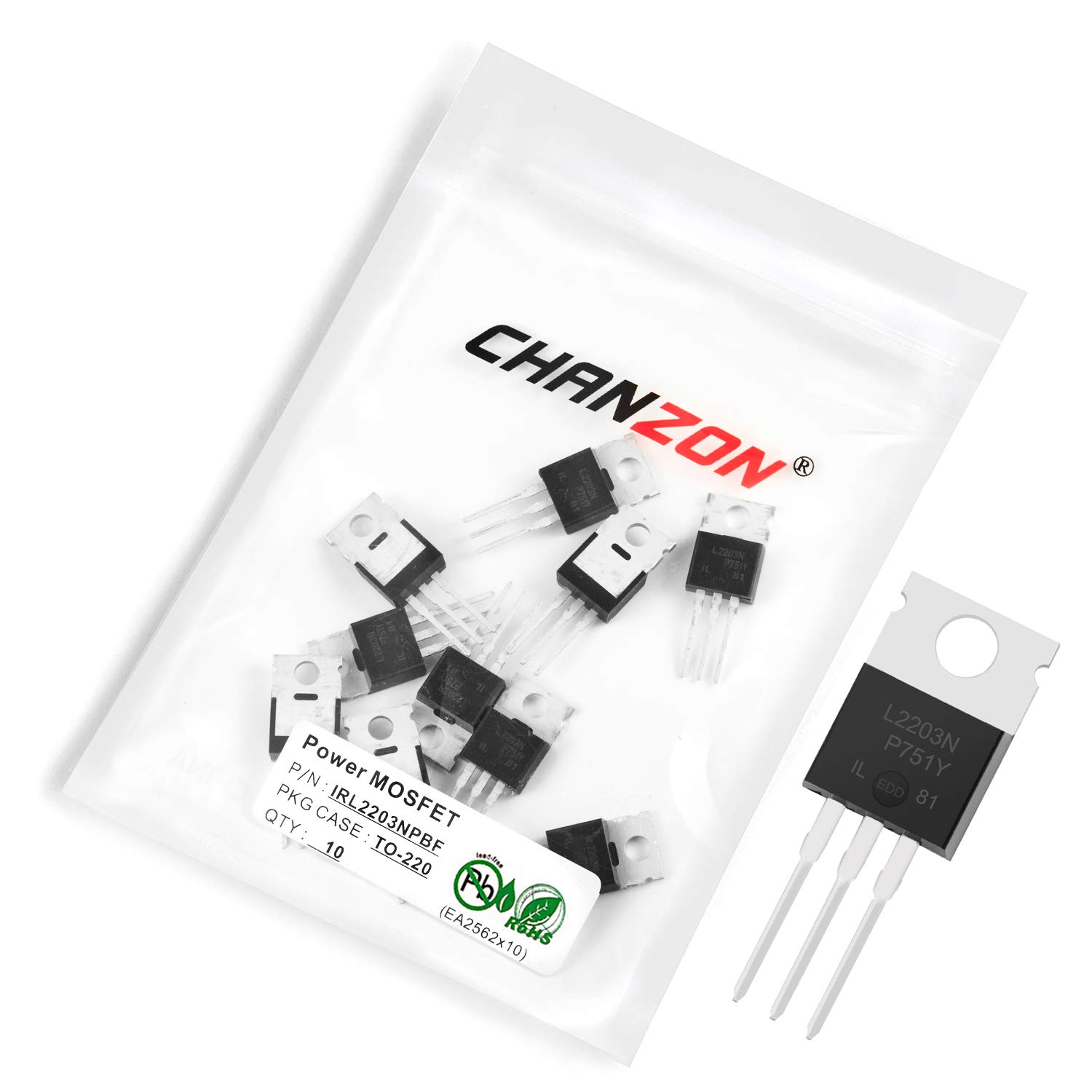 Chanzon 10 Stück IRL2203NPBF TO-220 Power Sic MOSFET 116A Transistor von CHANZON