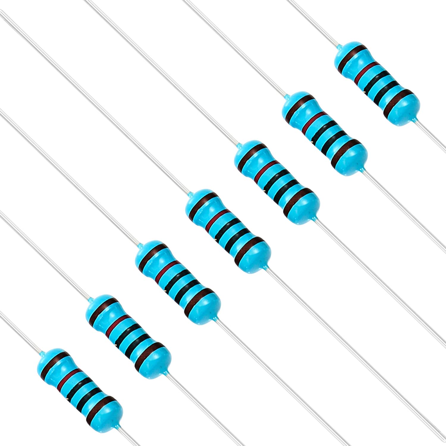 Chanzon 100pcs 1/2W (0.5W) 10K Ω Ohm Metallfilm-Fest widerstand 0,01 ±1% Toleranz 10KR MF Durchgangsbohrungs widerstände Strombegrenzung Rohs-zertifiziert Resistor von CHANZON