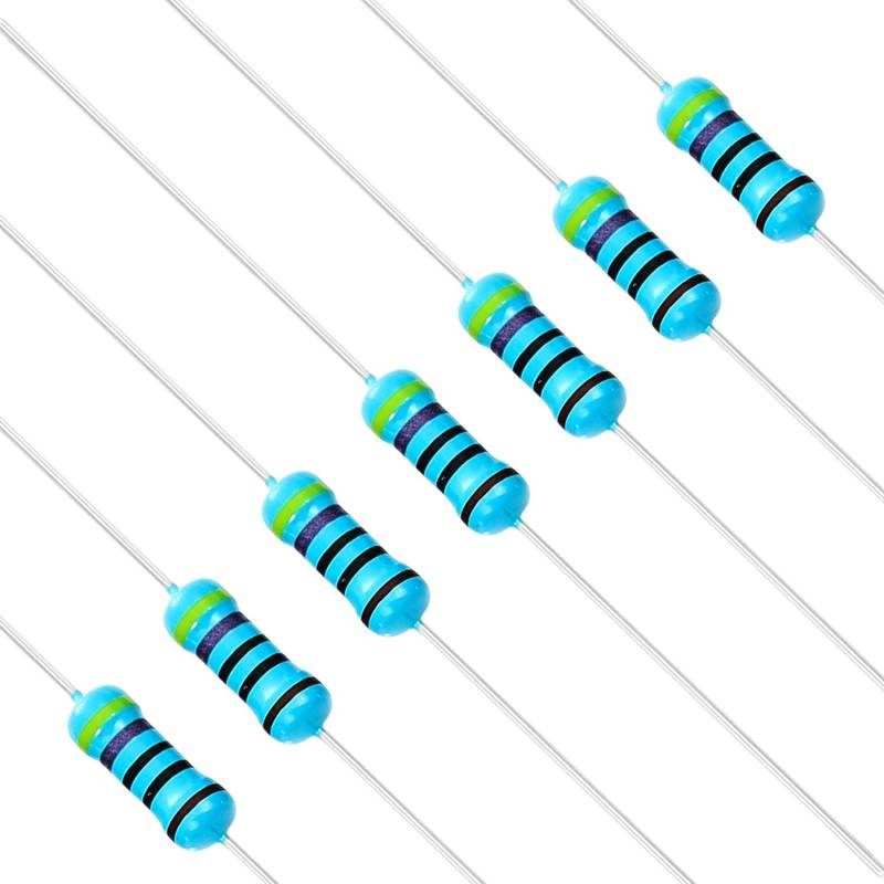 Chanzon 100pcs 1/2W (0.5W) 470 Ω Ohm Metallfilm-Fest widerstand 0,01 ±1% Toleranz 470R MF Durchgangsbohrungs widerstände Strombegrenzung Rohs-zertifiziert Resistor von CHANZON