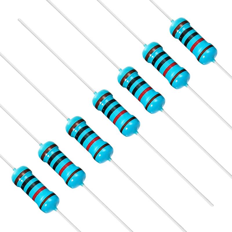 Chanzon 50pcs 1W 10K Ω Ohm 10000r Metallfilm-Fest widerstand 0,01 ±1% Toleranz 10KR MF Durchgangsloch widerstände Strombegrenzung Rohs-zertifiziert Resistor von CHANZON