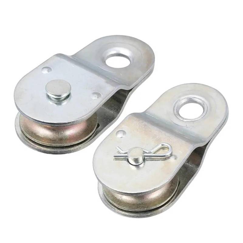 2 Pcs Einzelnen Pulley Stahl Hängen Draht Abschleppen Rad Heben Draht Kabel Pulley for Maschine Industrie Kran von CHATROOM