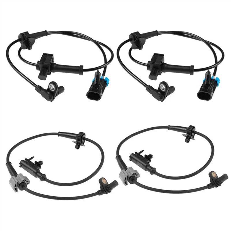 CHEFRU ABS Rad Drehzahl Sensor Kompatibel Mit Chevrolet Für Avalanche Für Suburban 1500 2007–2013 Für Tahoe 2007–2014 Vorne Hinten Links Rechts ABS-Radgeschwindigkeitssensor 15121067 15229012(4 pcs) von CHEFRU