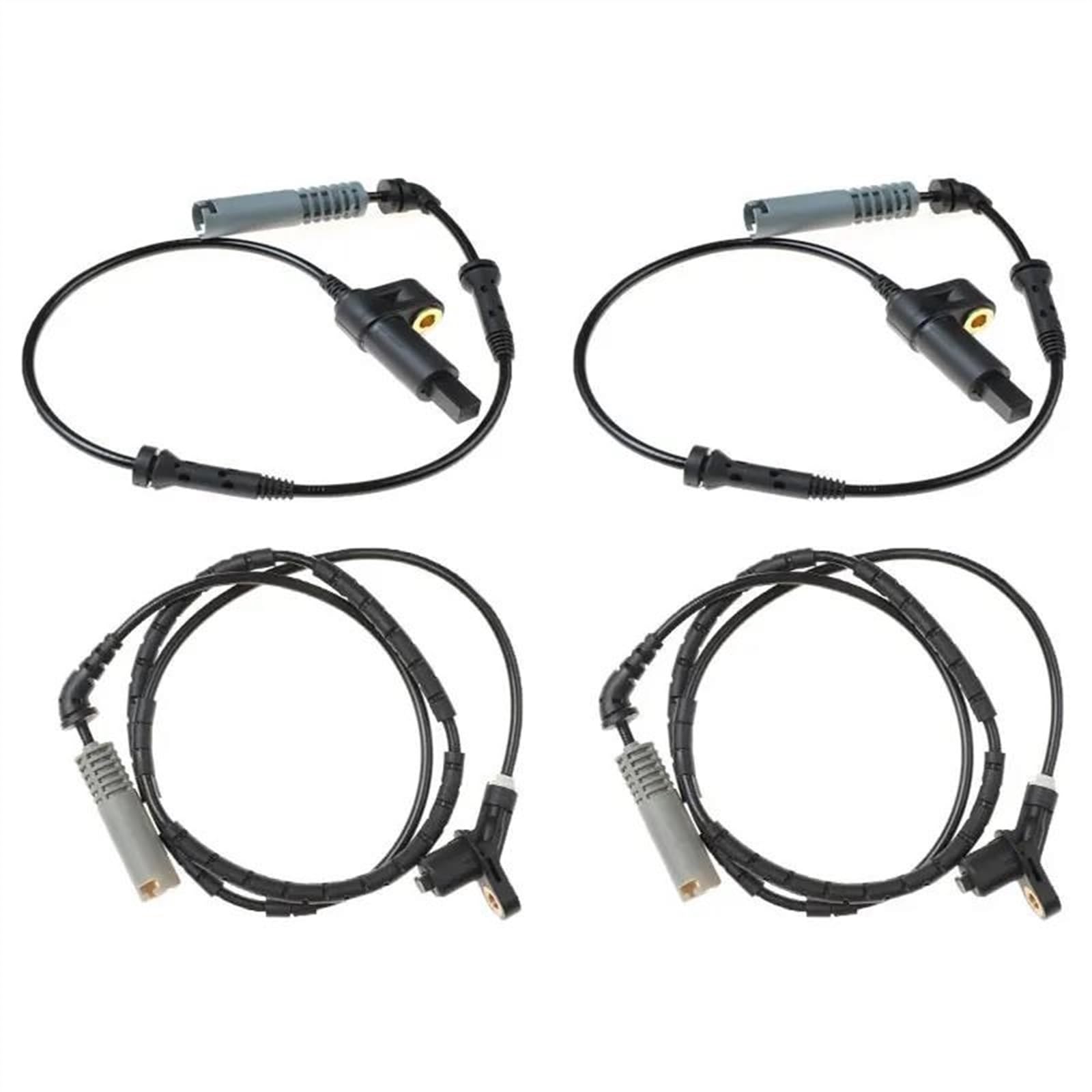 CHEFRU ABS Rad Drehzahl Sensor Kompatibel Mit E46 4 Stück ABS-Raddrehzahlsensor Vorne Hinten 34521164651 34521164652 von CHEFRU