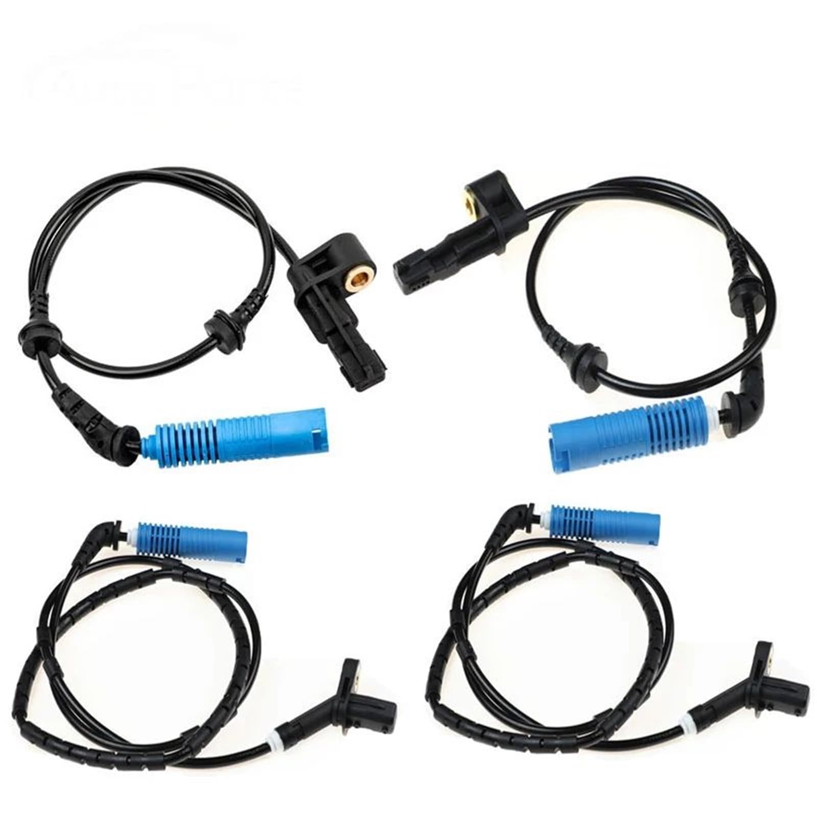 CHEFRU ABS Rad Drehzahl Sensor Kompatibel Mit Für E46 316 318 320 330 Z4 E85 E86 ABS Raddrehzahlsensor ABS Sensor Autozubehör 34526752681 34526752682 34526752683(Right 4PCS) von CHEFRU