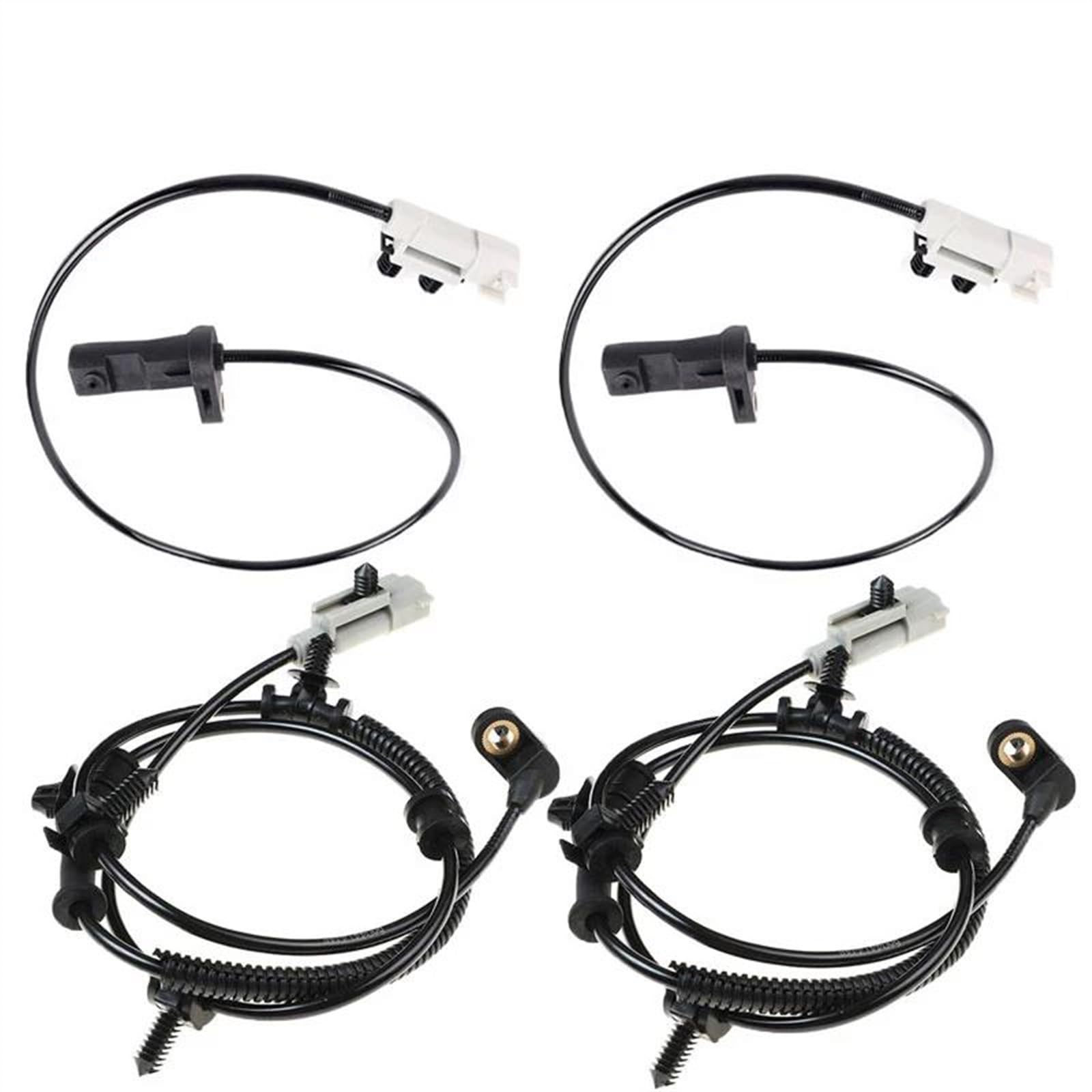 CHEFRU ABS Rad Drehzahl Sensor Kompatibel Mit Jeep Für Commander Für Grand Für Cherokee 2006 2007 2008 2009 2010 56044146AA 56044144AB Vorne Hinten Links Rechts ABS-Radgeschwindigkeitssensor(4 pcs) von CHEFRU