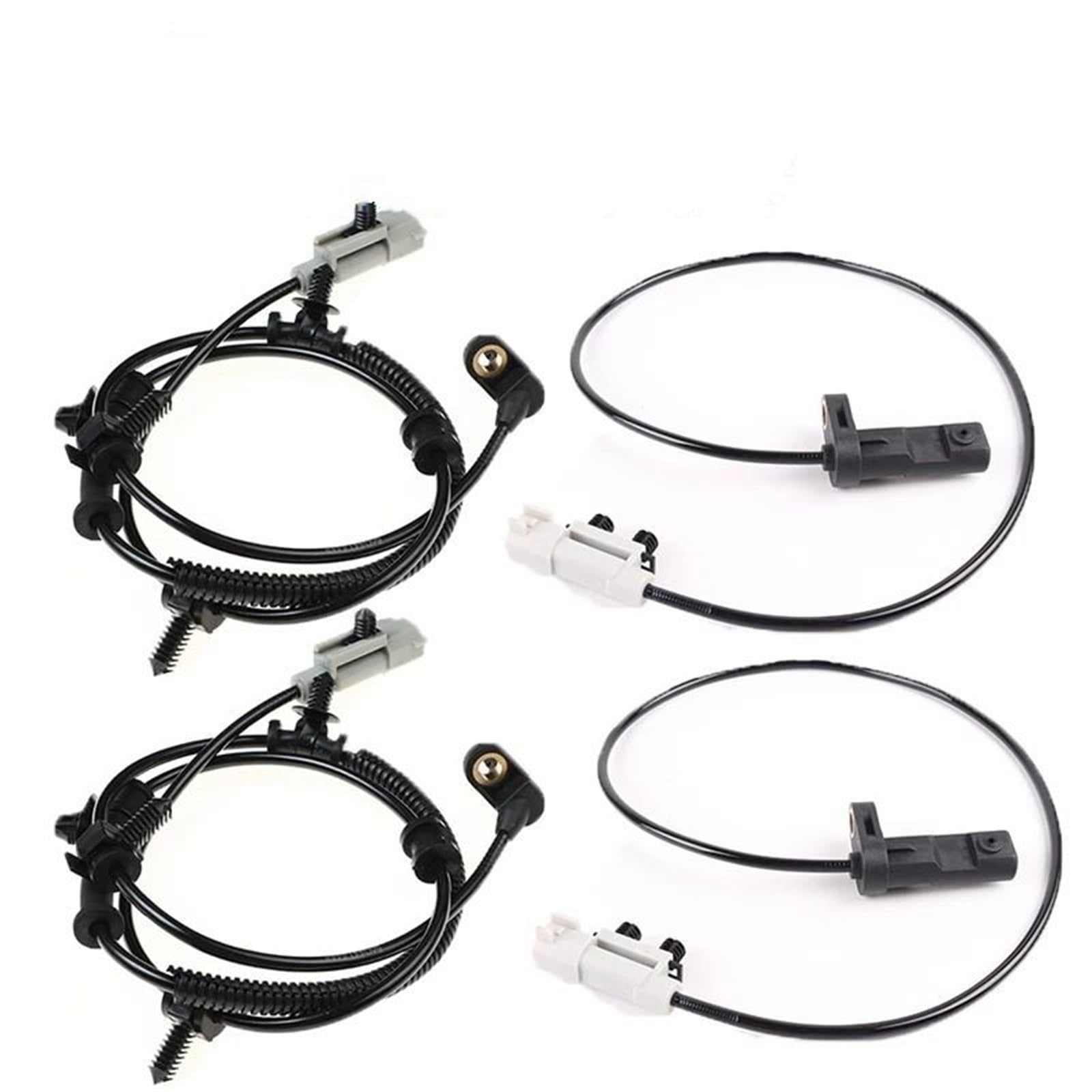 CHEFRU ABS Rad Drehzahl Sensor Kompatibel Mit Jeep Für Grand Für Cherokee Für Commander 3.0L 3.7L 4.7L 5.7L ABS-Radgeschwindigkeitssensor 56044144AB Vorne 56044146AA Hinten Links Rig(4 pcs) von CHEFRU