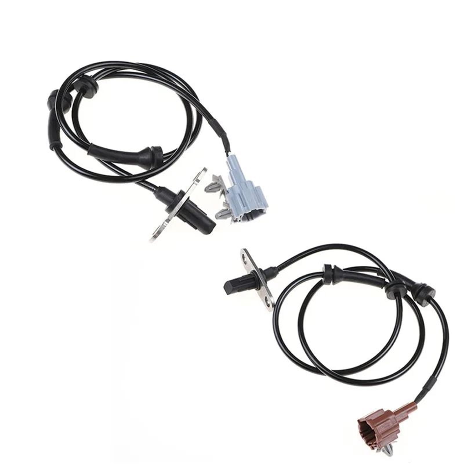 CHEFRU ABS Rad Drehzahl Sensor Kompatibel Mit Nissan Für Navara D40 4WD 2005–2016, Auto-ABS-Raddrehzahlsensor, Autozubehör, 47901-EB300, Hinten Links, 47900-EB300 Rechts(A Pair) von CHEFRU