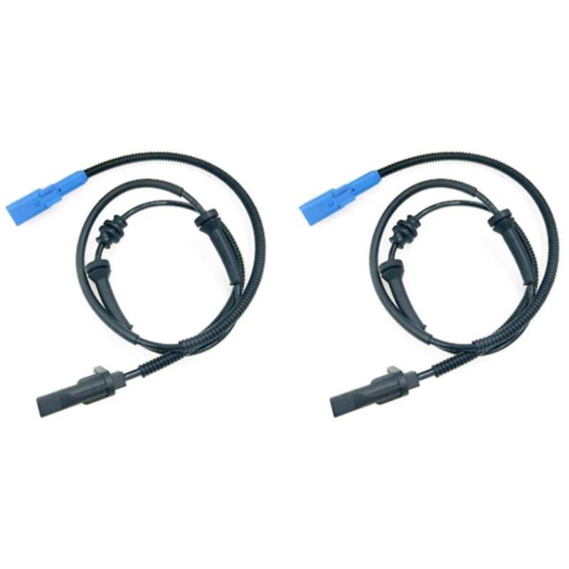 CHEFRU ABS Rad Drehzahl Sensor Kompatibel Mit Peugeot 2008 207 301 4545J9 9655067880 2X ABS-Raddrehzahlsensor Vorne Links Rechts 4545.E4 96550678 von CHEFRU