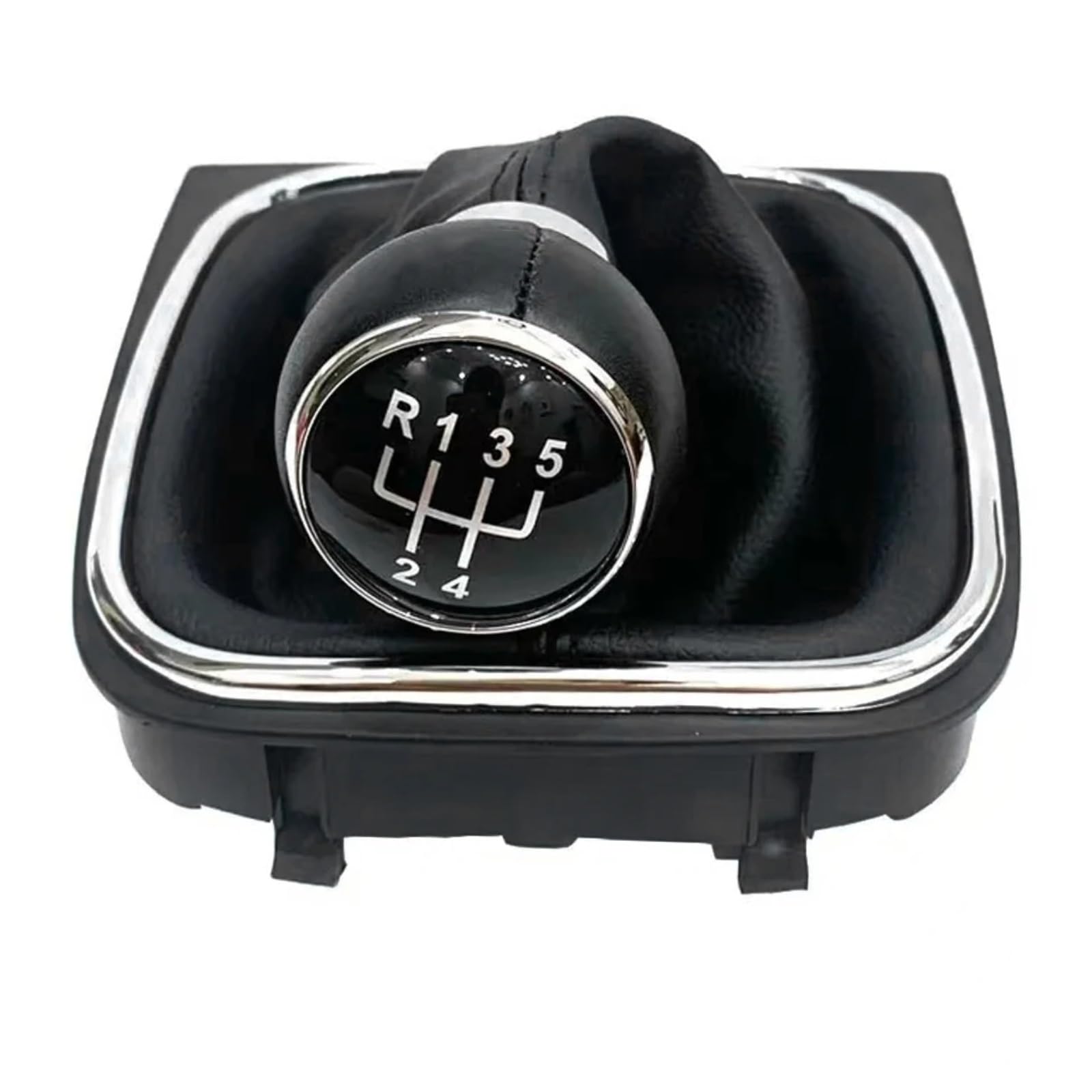 CHEFRU Auto Schalthebel Kopf Kompatibel Mit VW Für Caddy Ii 2 Mk2 2004 2005 2006 2007 2008 2009 Für Touran 2003 2004 2005 2006 2007 2008 2009 2010 5 6-Gang-Schaltknauf(5 Speed) von CHEFRU