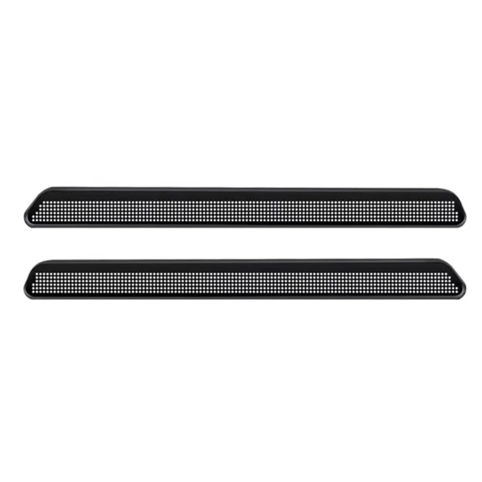 CHEFRU Entlüftungsauslass Kompatibel Mit VW Für ID.3 Für ID.4 2021 2022 2023 2024 Autositze Unter Dem Boden Air AC Kanal Vent Outlet Grille Abdeckung Metall Zubehör(Black) von CHEFRU