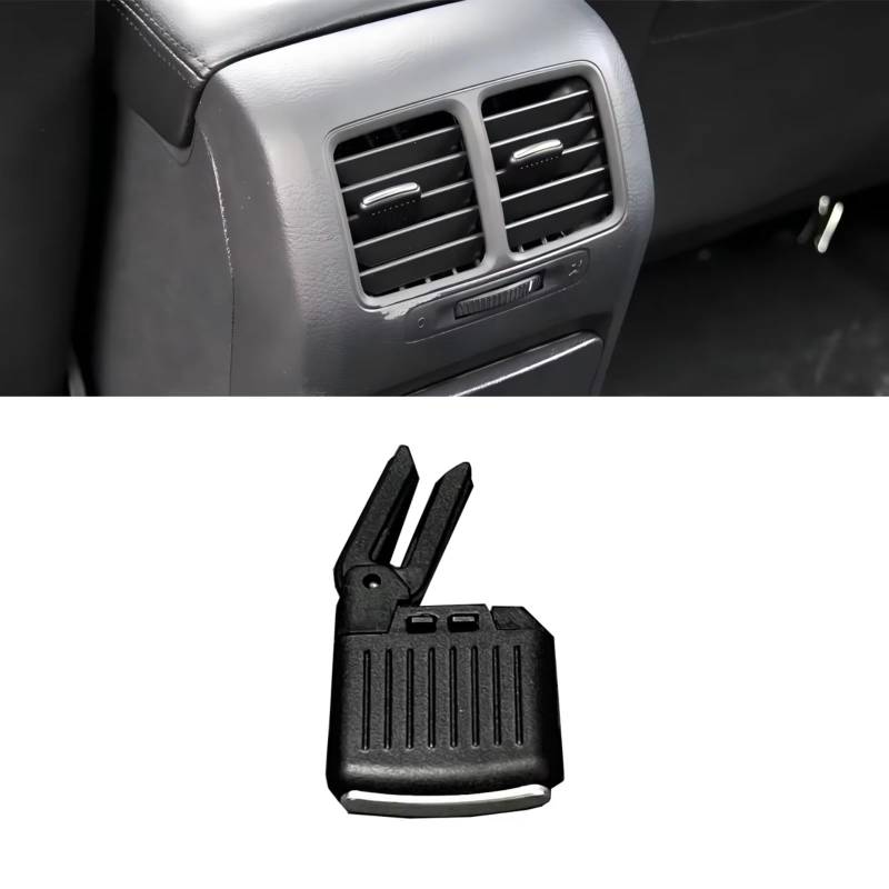 CHEFRU Entlüftungsauslass Kompatibel Mit VW Für J&etta MK5 2006 2007 2008 2009 2010 2011 Dash Air Conditioning Vent Grill Tab Clip 1K0819703 1K0819728 1K0819704 1K0819203(1pcs Rear) von CHEFRU