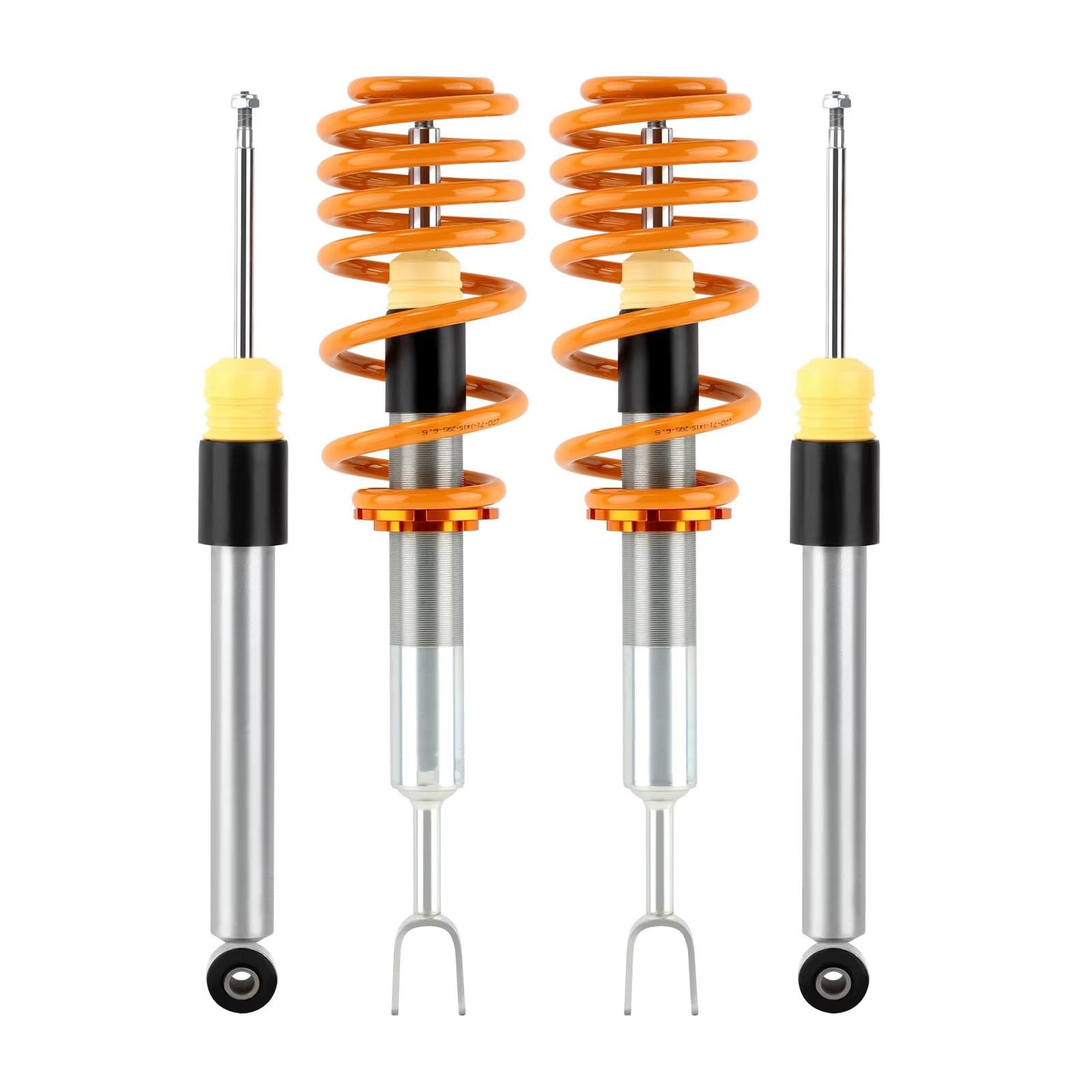 CHEFRU Fahrwerk Stoßdämpfer Kompatibel Mit A4 Für Avant 8E5 B6 2000 2001 2002 2003 2004 2005 Gewindefahrwerk Stoßdämpfer Stoßdämpfer Verstellbare Federbeine Stoßdämpfer Autoteile(Yellow) von CHEFRU