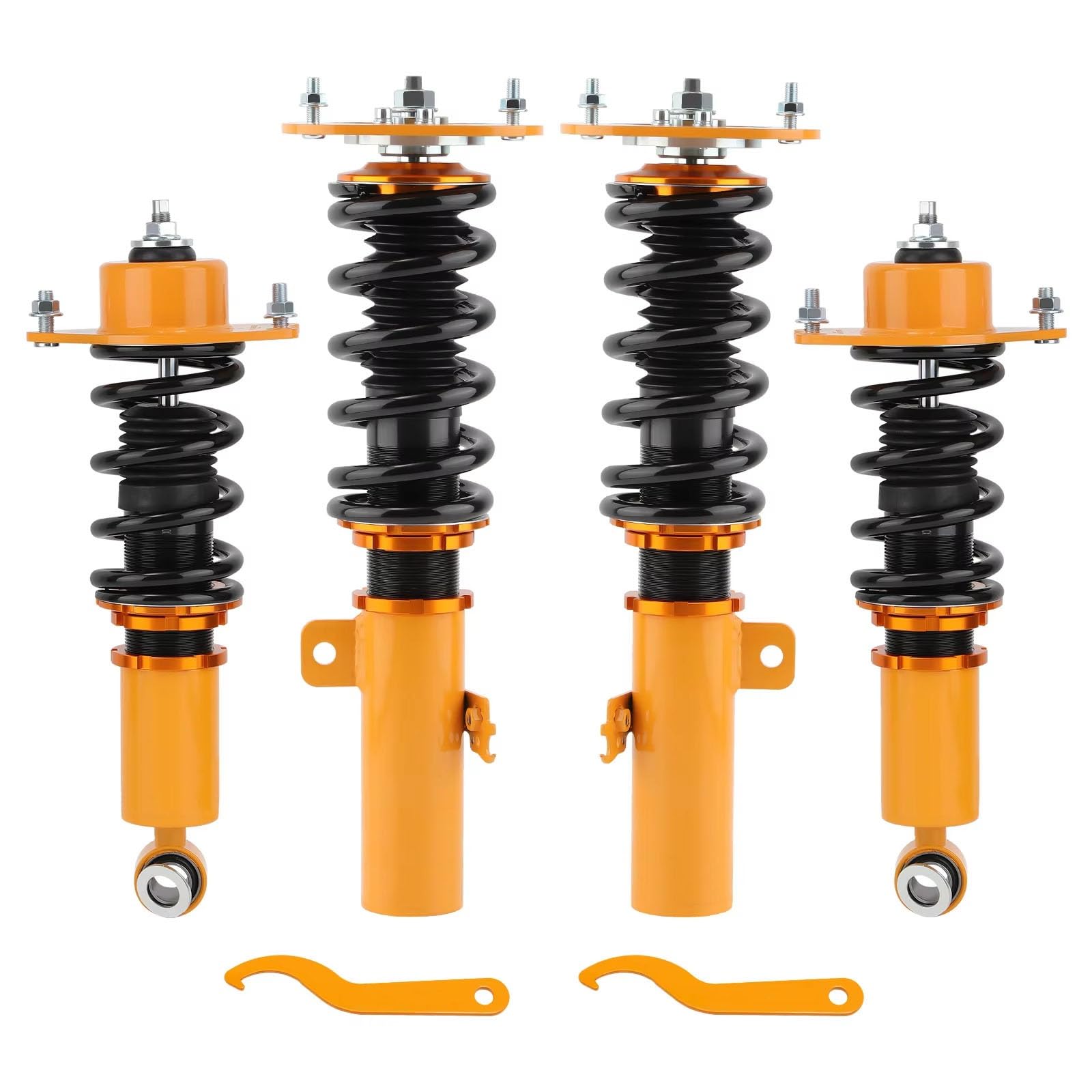 CHEFRU Fahrwerk Stoßdämpfer Kompatibel Mit Toyota Für Corolla E140 E150 E160 E170 2009–2019. Höhenverstellbare Gewindefahrwerk-Stoßdämpfer, Gewindefahrwerk, Federbeine, Stoßdämpfer von CHEFRU