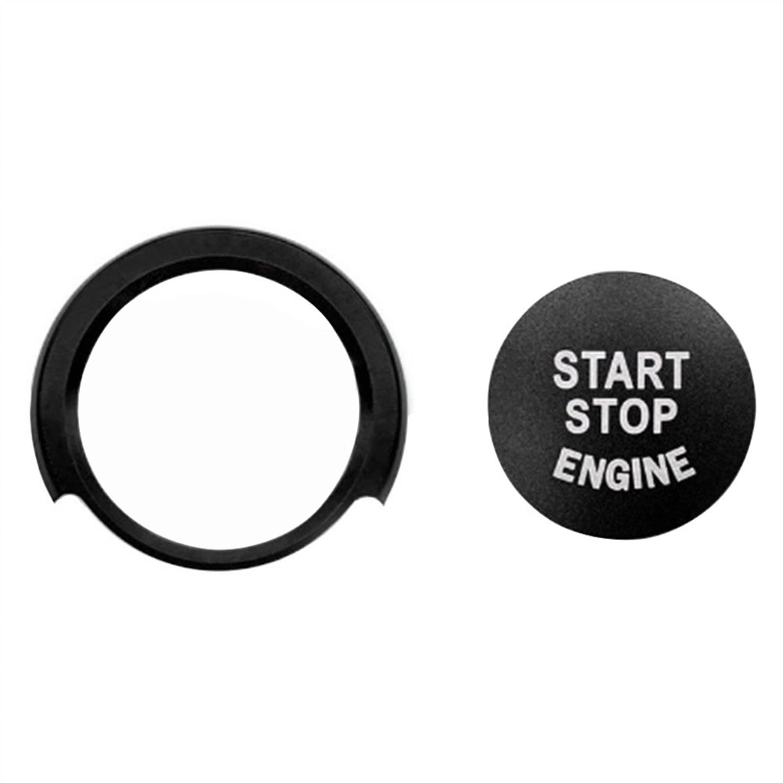 CHEFRU Fahrzeuginnenraum Für 1 2 3 4 Serie X1 F48 F20 F21 F30 F32 F33 F34 F36 F45 F46 Auto Motor Startknopf Aufkleber Zündknopf Ring Verkleidungsabdeckung(Black) von CHEFRU