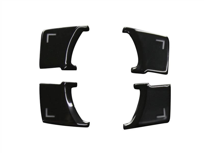 CHEFRU Fahrzeuginnenraum Für Q7 4L 2009 2010 2011-2015 Auto Multimedia MMI Lautstärkeregler Drehschalter Einstellung Navigation Dekoration Abdeckung Aufkleber Trim(Black) von CHEFRU