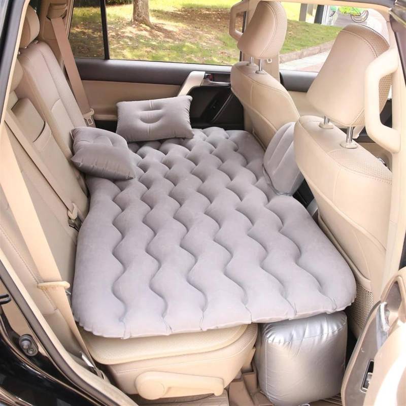 CHEFRU Kompatibel Mit Auto-SUV-MPV-Luftmatratze, Reisebett, Aufblasbare Matratze, Luftbett, Auto-Rücksitzsofa Für Den Innenraum des Autos, Mit Luftpumpe, 130 X 70 cm Luftmatratzen Auto(4) von CHEFRU