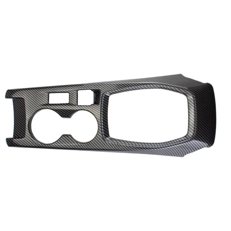 CHEFRU Kompatibel Mit Peugeot Für 208 2020 2021 2022 2023 2024. Mittelkonsole, Manueller Schaltrahmen, Verkleidungsabdeckung, Innendekoration Auto Dekoration(Carbon Fiber,2pcs) von CHEFRU