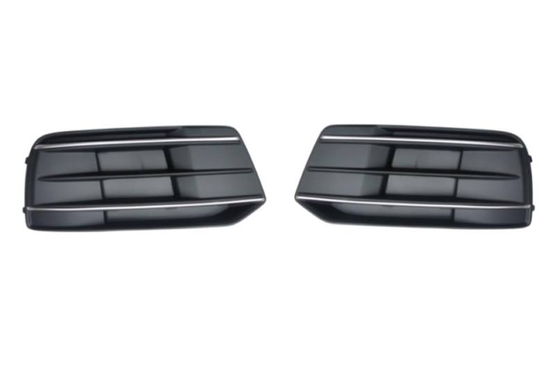 CHEFRU Kompatibel Mit Q5 Q5l 2018 2019 2020 Autozubehör Frontstoßstange Nebelscheinwerfer-Abdeckungsgitter Ersatzlampenrahmen stoßstange Grill(2PCS Left and Right) von CHEFRU