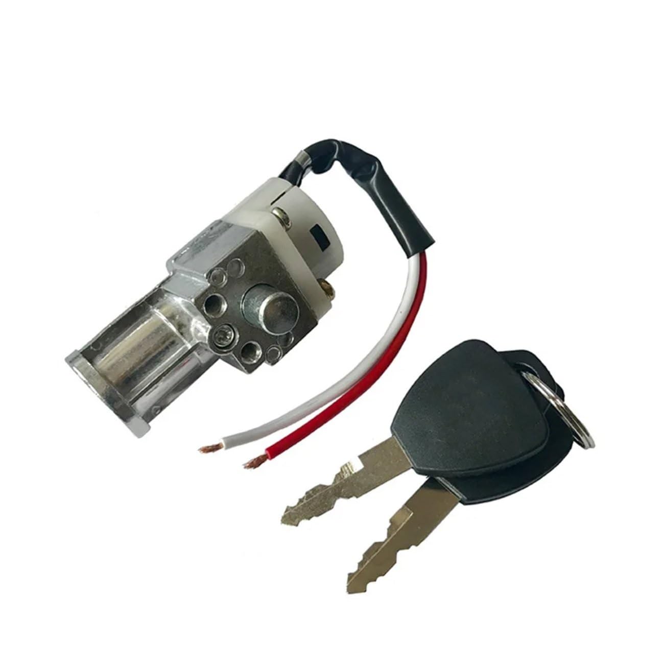 CHEFRU Motorrad Zündschalter Motorrad Zündung Starter Schalter Zündschloss Barrel Starter Schalter Mit Schlüssel Zündschloss Barrel Zylinder Schalter Starter von CHEFRU