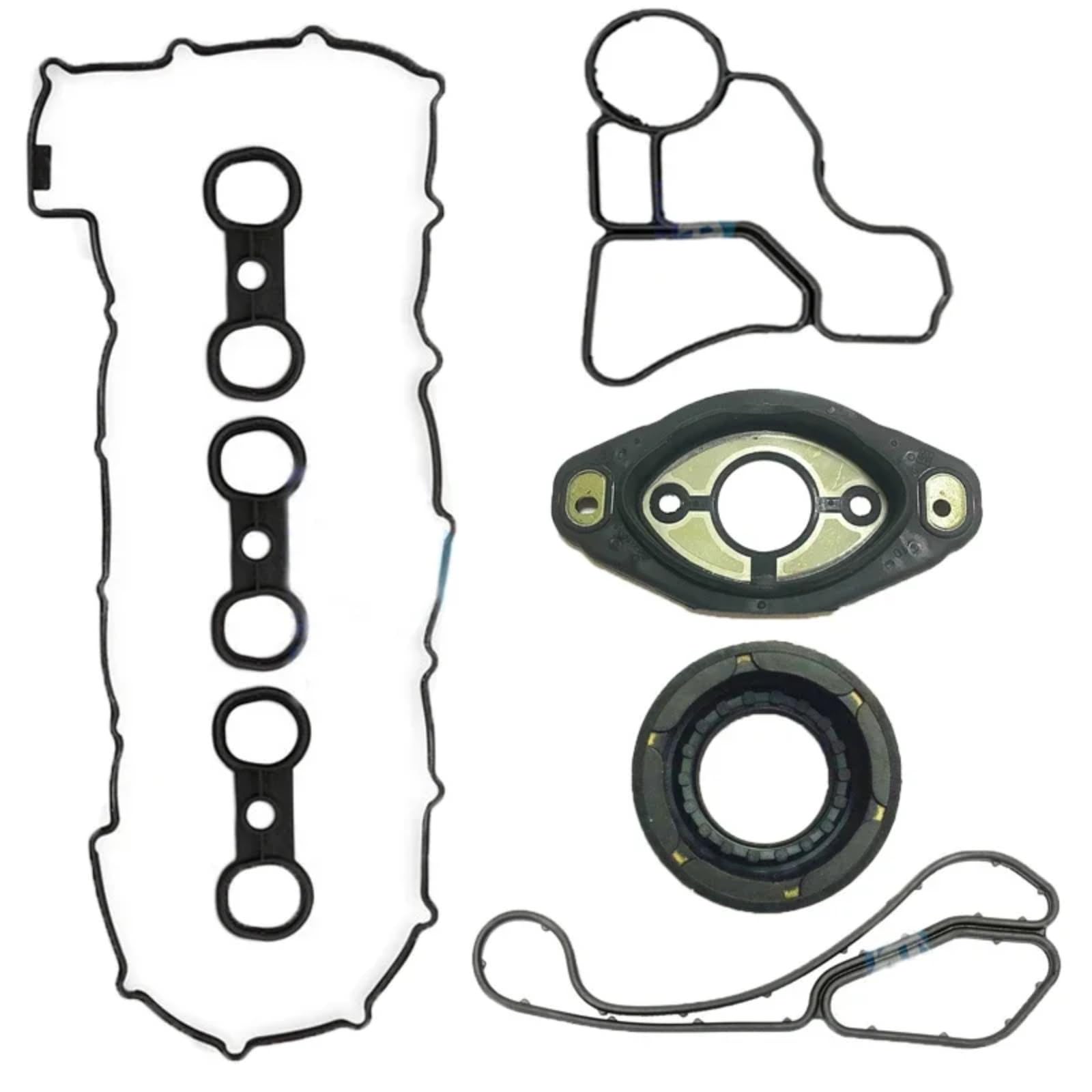 CHEFRU Motorventildeckeldichtung Kompatibel Mit Für 125i 128i 130i 323i 325i 328i E82 E90 Motorfilter Kühlergehäuse Dichtung Dichtung Ventildeckel Dichtungssatz(Full Set) von CHEFRU