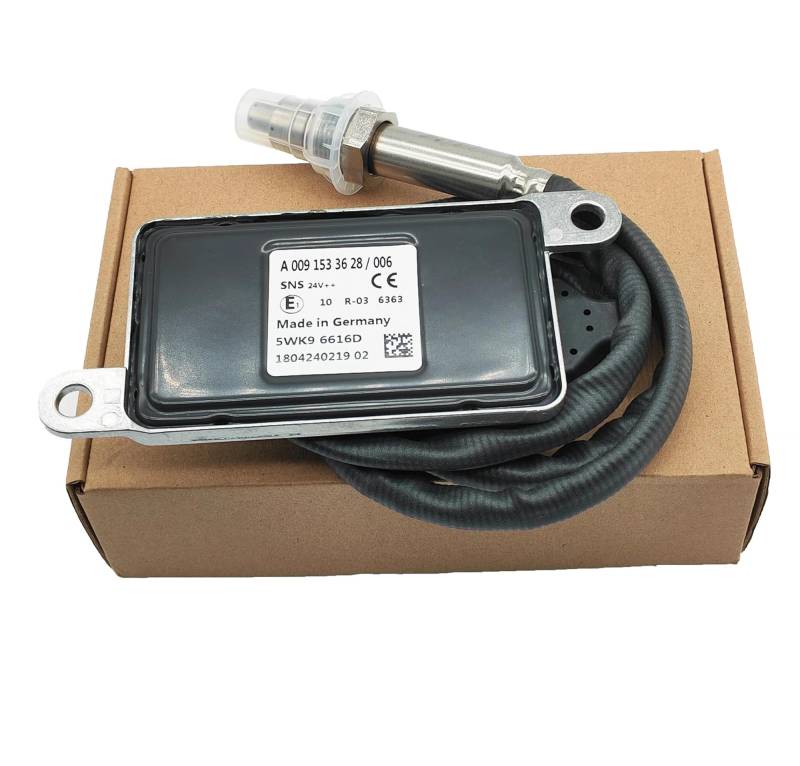 CHEFRU Stickoxid Sensor Kompatibel Mit Benz Für Actros Für Atego LKW Euro 4 5 6 24V A0061537328 5WK96616F 5WK96616E A0091533628 5WK96616D Nox-Sensor Autozubehör von CHEFRU