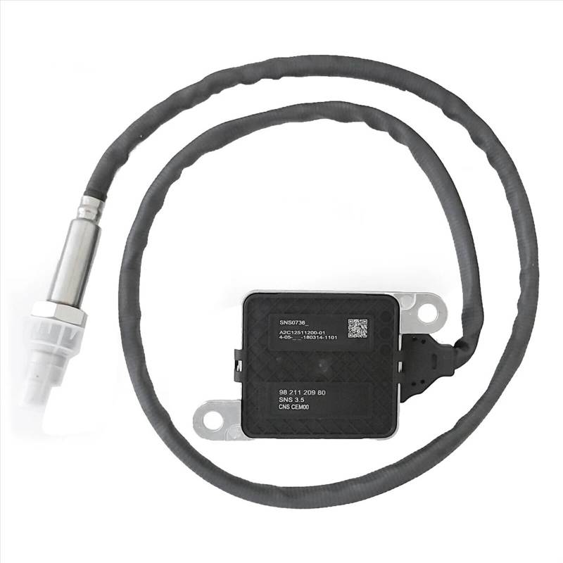 CHEFRU Stickoxid Sensor Kompatibel Mit Citroen Für Picasso Für Berlingo 1.6 Für C3 Für Aircross Automotive Ersatz 5-poliger Stickoxidsensor Nox-Sensor 9678570780 5WK96746A von CHEFRU