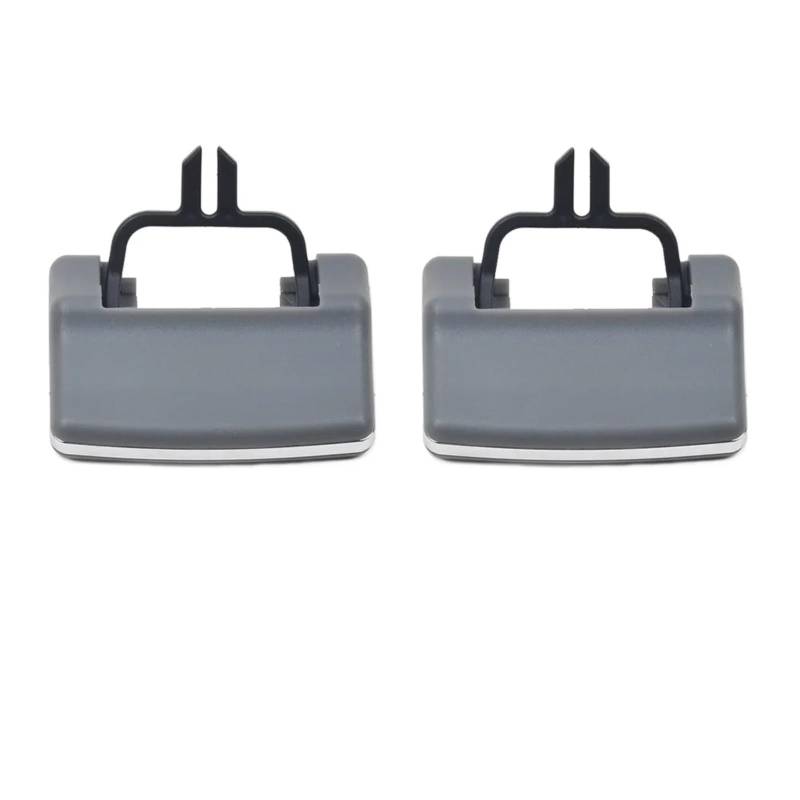 Entlüftungsauslass Kompatibel Mit Benz ML Class Für W164 Für M 2005–2011 LHD Und RHD Armaturenbrett Klimaanlage Steckdose AC-Entlüftungsgitter Laschen-Clip-Set(Gray,2PCS) von CHEFRU