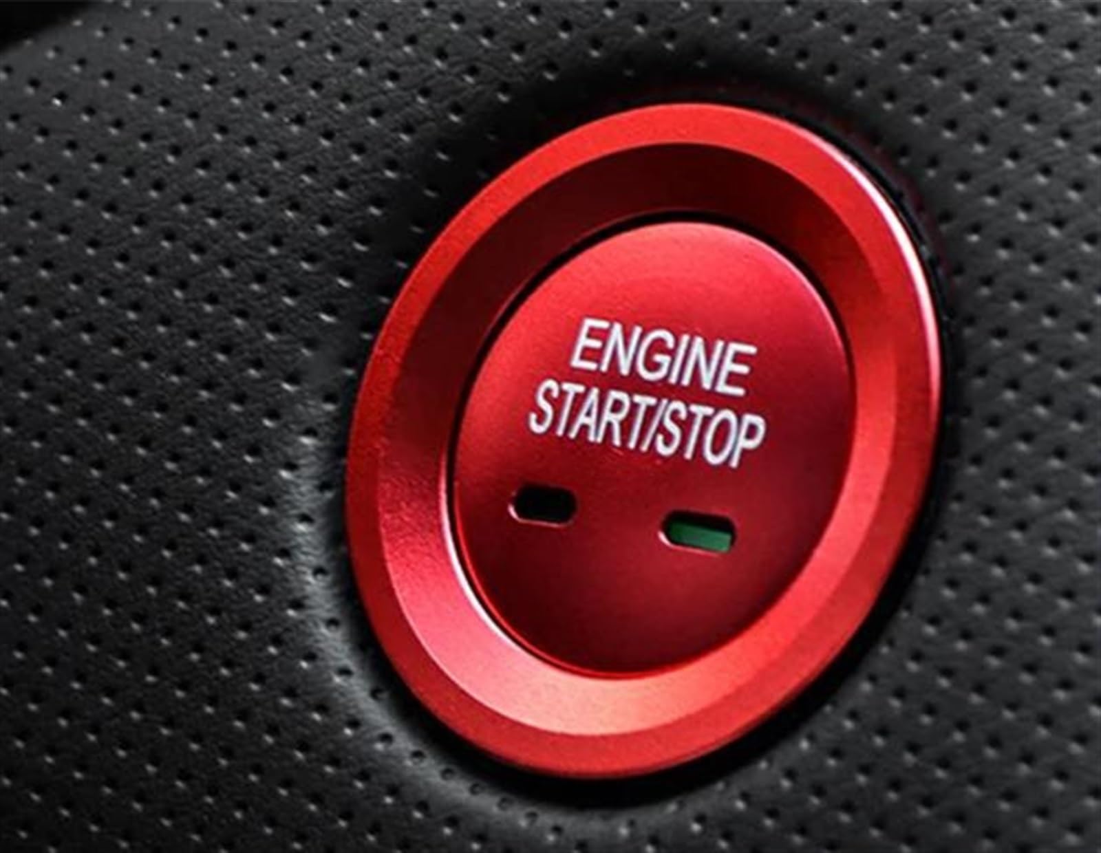 Fahrzeuginnenraum Kompatibel Mit Cadillac Für SRX Für XT5 Für CT6 Für Cts Für XTS Automotor Push Start Stop Button Ring Abdeckkappe Aufkleber Ersatzteile(4) von CHEFRU