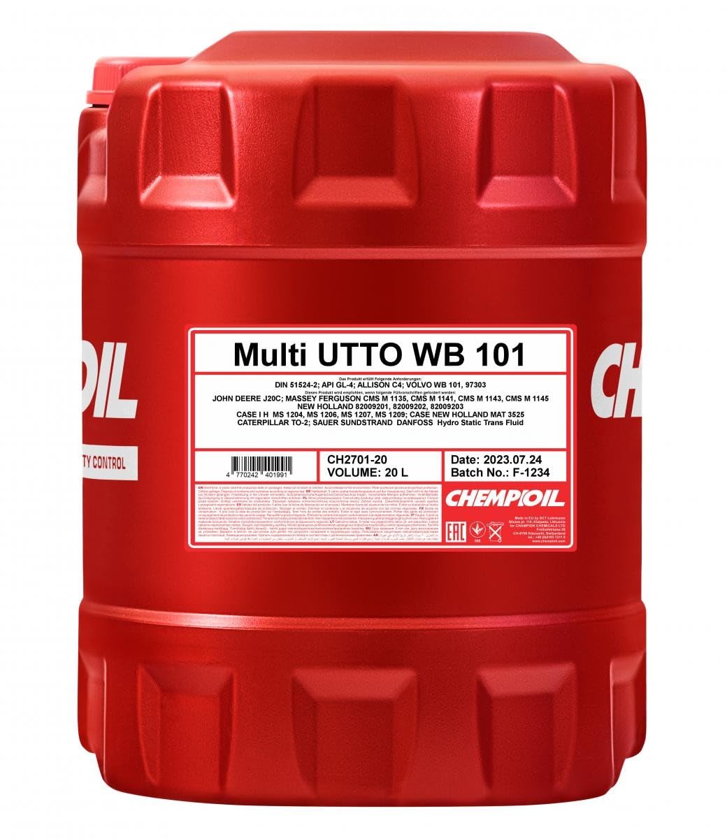 CHEMPIOIL Multi UTTO WB 101 20 L von CHEMPIOIL