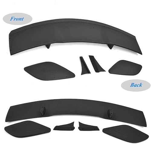 Auto Heckspoiler Flügel für Mercedes Benz A Class A200 A220 Hatchback 4-Door 2013-2017, Kohlefasermaterial Dach Heckflügel Spoiler Performance Tuning Lippe Wing Dekoration Zubehör,B-Frp von CHEMS