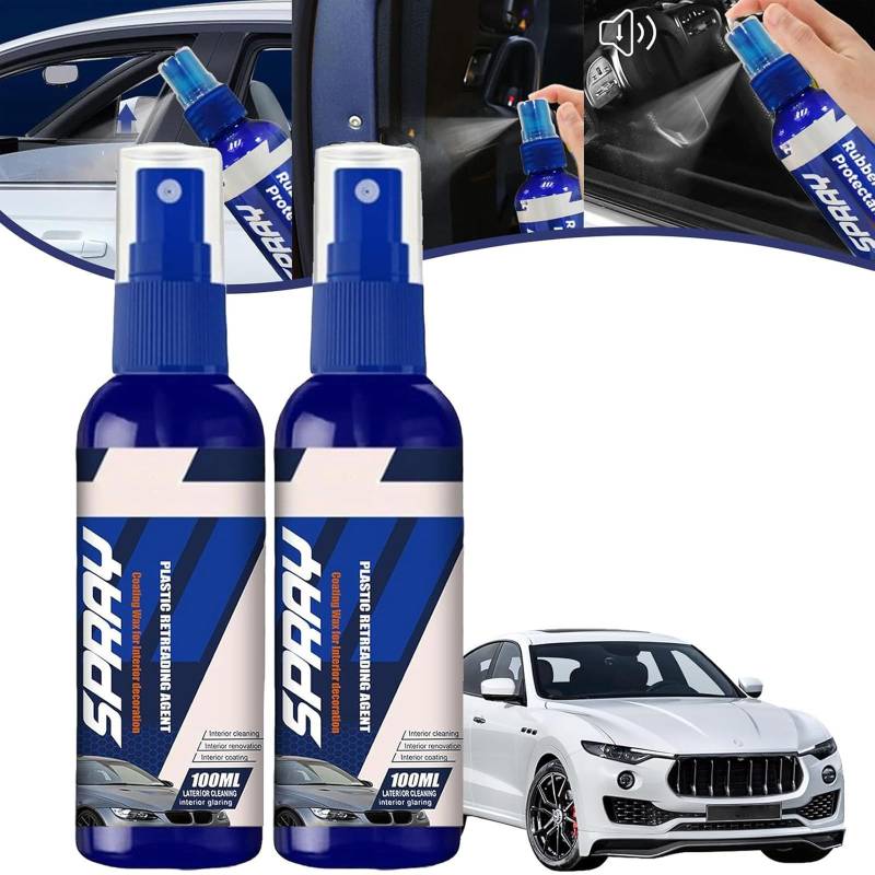 Car Rubber Seal Protectant, Auto-Gummidichtung Schutzmittel, Gummipflege, Gummi Spray für Automatten, Reifen, Gummipflege Auto Dichtung Winter, Autogummipflege, Auto Schutzspray für Türen, Fenster (2) von CHENRI