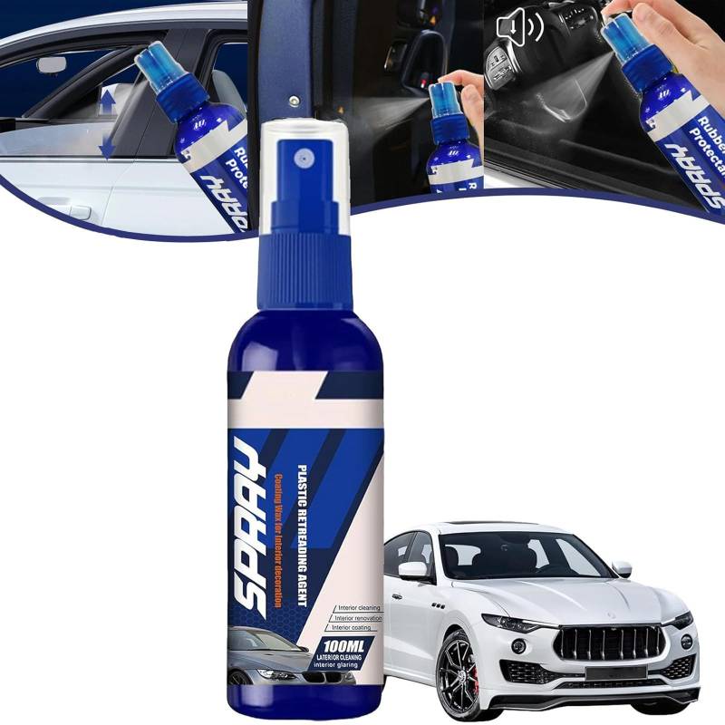 Car Rubber Seal Protectant, Auto-Gummidichtung Schutzmittel, Gummipflege, Gummi Spray für Automatten, Reifen, Gummipflege Auto Dichtung Winter, Autogummipflege, Auto Schutzspray für Türen, Fenster (1) von CHENRI