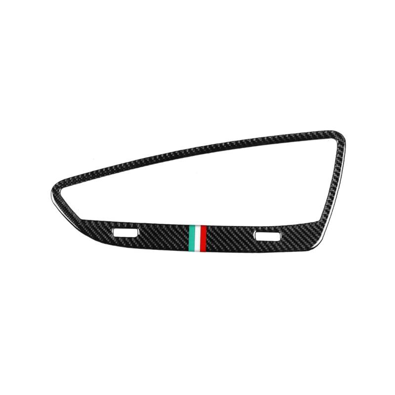 echter Kohlenstoff Auto Center Defogger Vent Aufkleber Schwarz Carbon Fiber Innen Aufkleber Fit Für Alfa Romeo 159 2005-2011 Autoinnenraum(LHD) von CHENXILONG