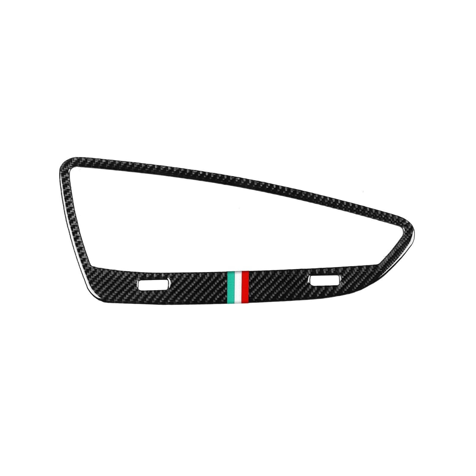 echter Kohlenstoff Auto Center Defogger Vent Aufkleber Schwarz Carbon Fiber Innen Aufkleber Fit Für Alfa Romeo 159 2005-2011 Autoinnenraum(RHD) von CHENXILONG