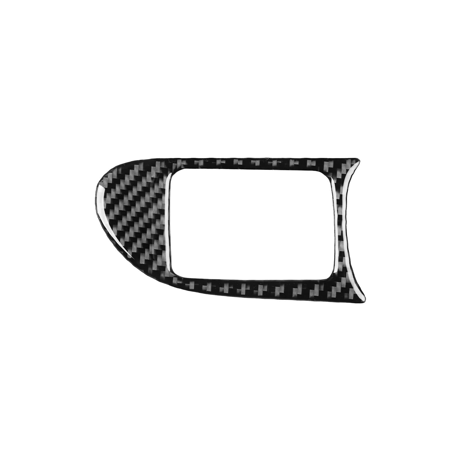 echter Kohlenstoff Auto USB AUX Einsatz Panel Dekorativer Aufkleber Schwarz Carbon Fiber Innenaufkleber Passend Für Fiat 500L 2014-2017 Autoinnenraum(LHD) von CHENXILONG