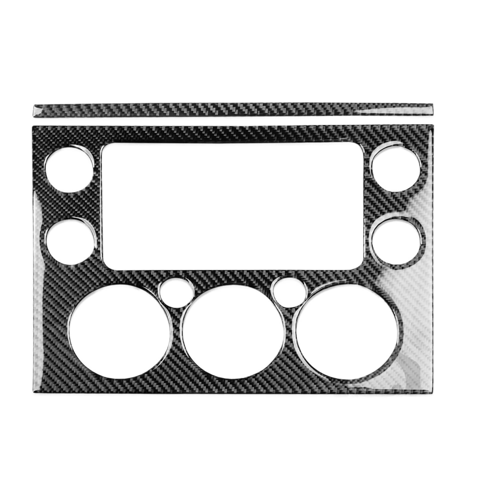 echter Kohlenstoff Für Toyota FJ Cruiser 2007-2021 Auto AC Control Panel Dekoration Abdeckung Aufkleber Carbon Fiber Innen Aufkleber Autoinnenraum(Carbon Fiber) von CHENXILONG