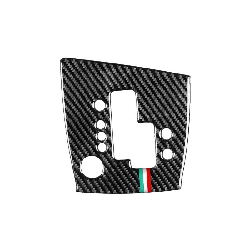 echter Kohlenstoff Schwarzer Auto-Innenaufkleber Aus Kohlefaser, Aufkleber Für Automatische Schalttafel, Passend Für Alfa Romeo 159 2005–2011 Autoinnenraum(B) von CHENXILONG