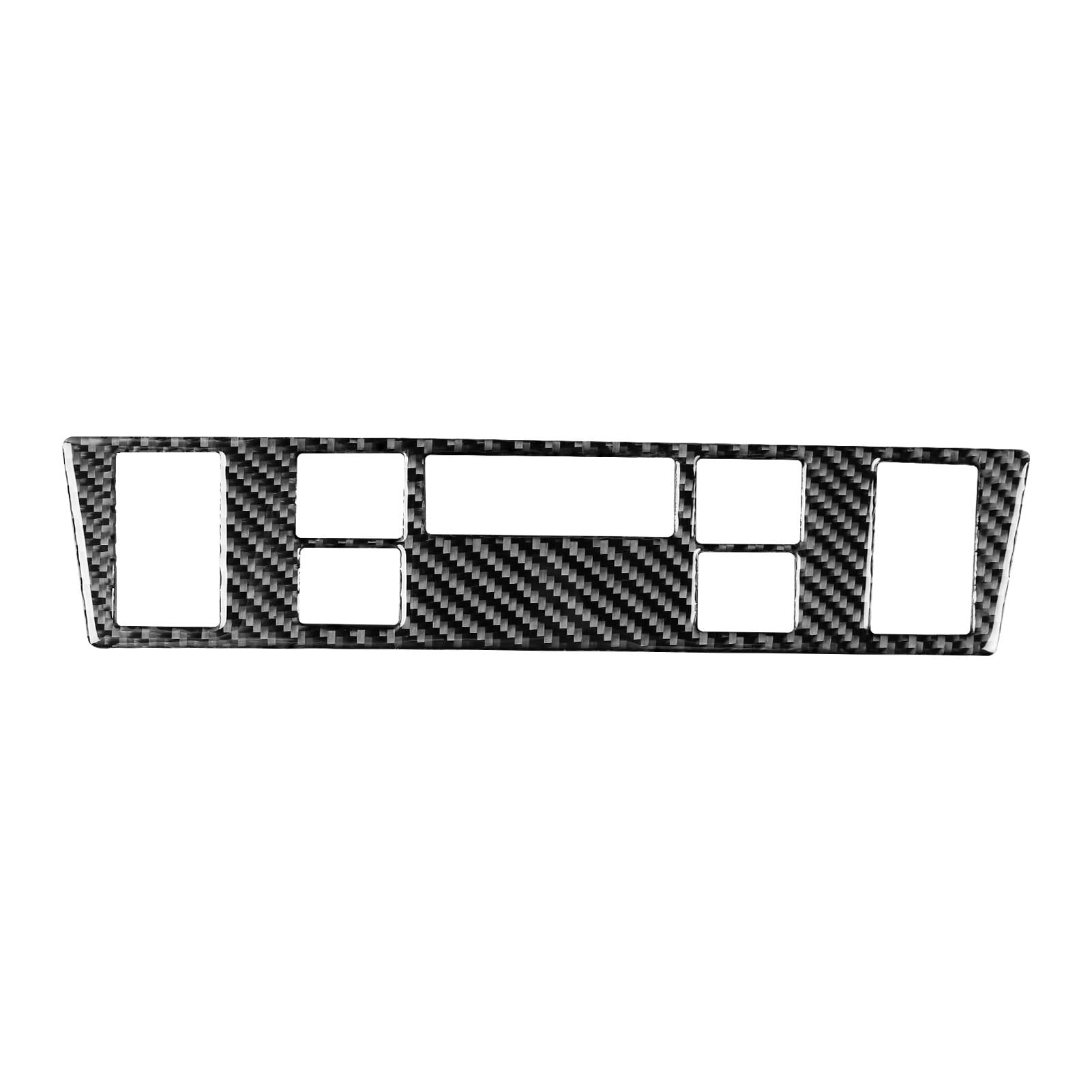 echter Kohlenstoff Schwarzer Carbonfaser-Innenaufkleber, Auto-AC-Panel-Tasten-Dekorationsaufkleber, Passend Für BMW 5er M5 E39 1998-2003 Autoinnenraum von CHENXILONG