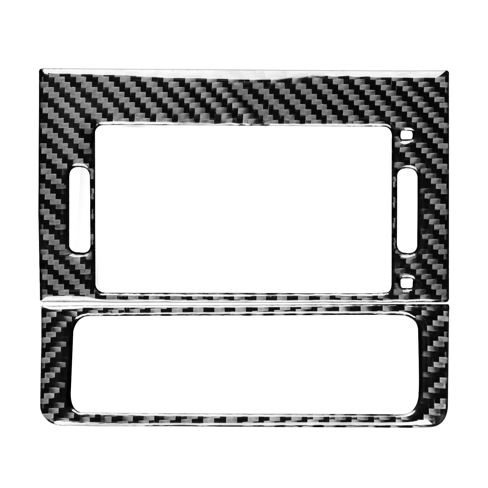 echter Kohlenstoff Schwarzer Carbonfaser-Innenaufkleber Für Den Hinteren AC-Luftauslassrahmen Im Auto. Passend Für BMW 5er M5 E39 1998-2003 Autoinnenraum von CHENXILONG